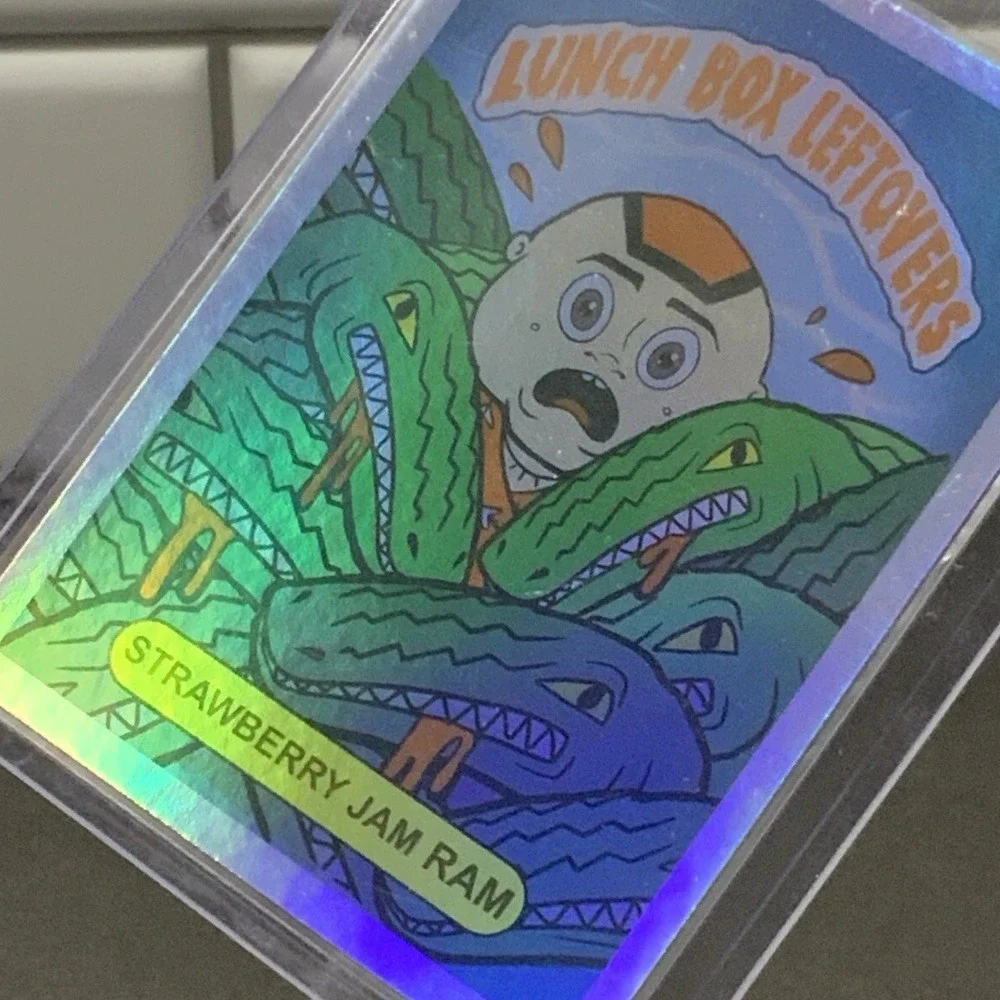 LUNCH BOX LEFTOVERS SERIES 1 36b Strawberry Jam Ram HOLO FOIL CARD RARE‎